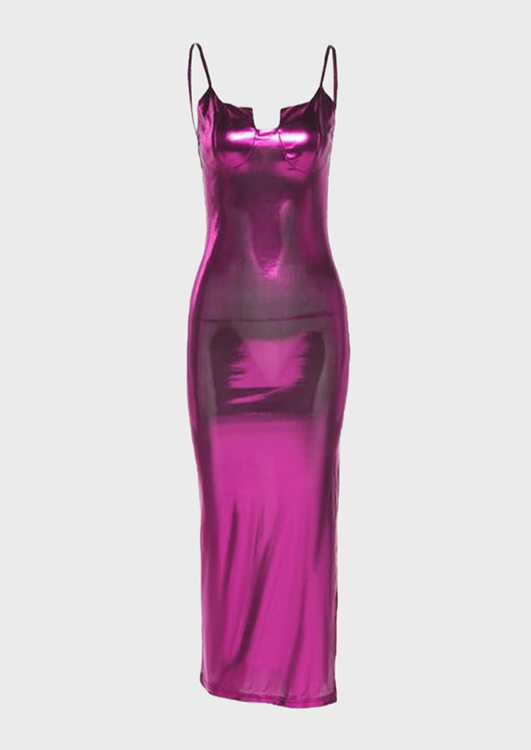Scoop neck Sleeveless Cut out black Ankle length Baddie Y2K, cherryonce