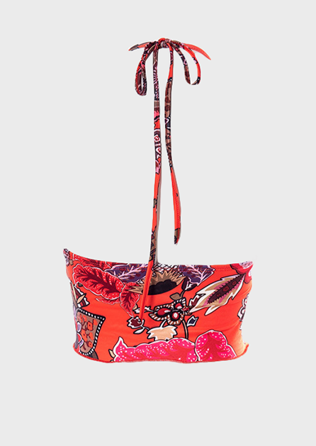 Red High Waisted Trousers Tie up details Straight fit High waisted Baddie Punk